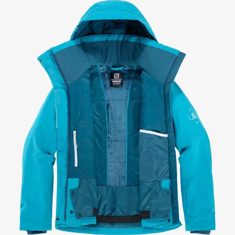 Turquoise Salomon Speed Women's Insulated Jackets | PH 56341A